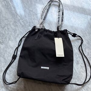 Brand New! THIRTY YEARS Rove Onyx CONVERTIBLE BLACK BACKPACK TOTE